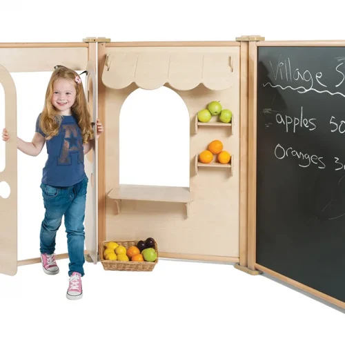 Zestaw sklepu panelu z klonu — Millhouse Zabawki edukacyjne Szkoła