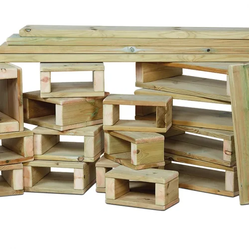 Zestaw klocków (22-częściowy) — Millhouse Zabawki edukacyjne Szkoła