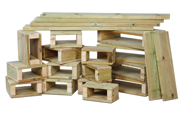 Zestaw klocków (22-częściowy) — Millhouse Zabawki edukacyjne Szkoła