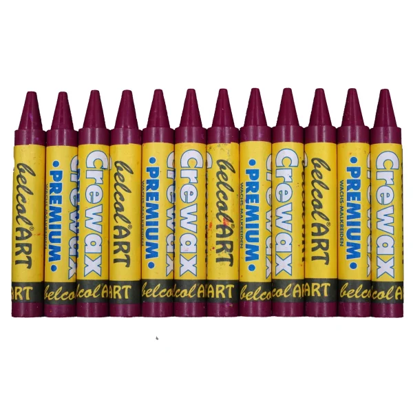 belcolART Crewax Premium 12 kredek woskowych lila — Eduplay edukacyjna zabawka do przedszkola
