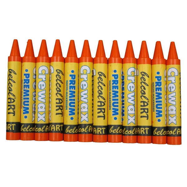 belcolART Crewax Premium 12 kredek woskowych pomarańczowy — Eduplay edukacyjna zabawka do przedszkola