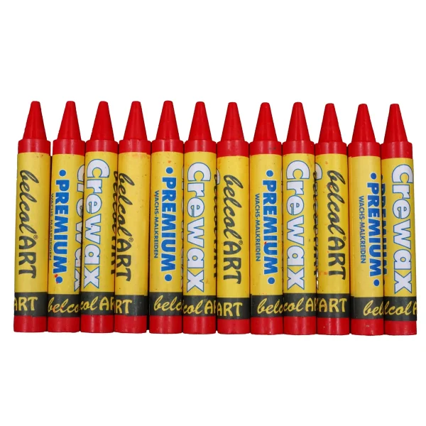 belcolART Crewax Premium 12 kredek woskowych czerwony — Eduplay edukacyjna zabawka do przedszkola