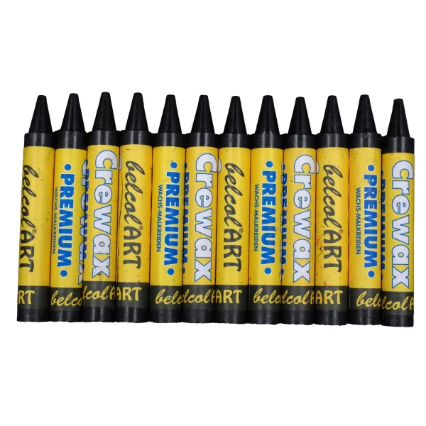 belcolART Crewax Premium 12 kredek woskowych czarny — Eduplay edukacyjna zabawka do przedszkola