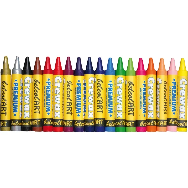 belcolART Crewax Premium kredki woskowe asortyment 18 — Eduplay edukacyjna zabawka do przedszkola