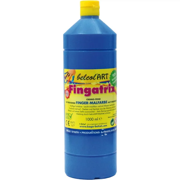 belcolART Fingatrix 1000ml niebieski — Eduplay zabawka pedagogiczna przedszkole
