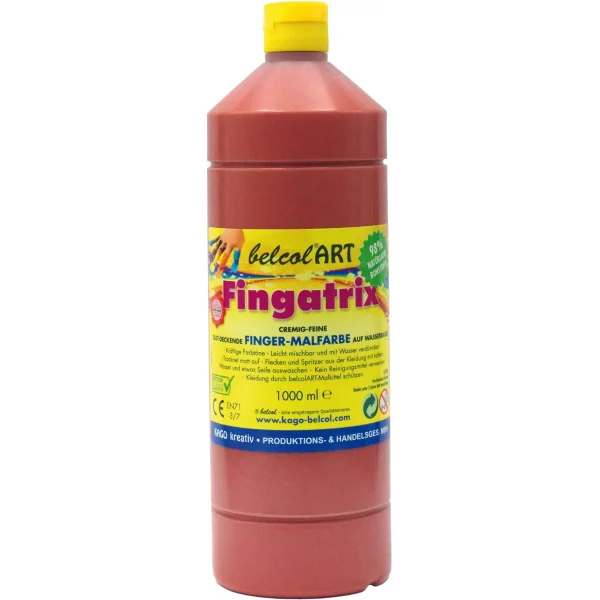 belcolART Fingatrix 1000ml brązowy — Eduplay zabawka pedagogiczna przedszkole