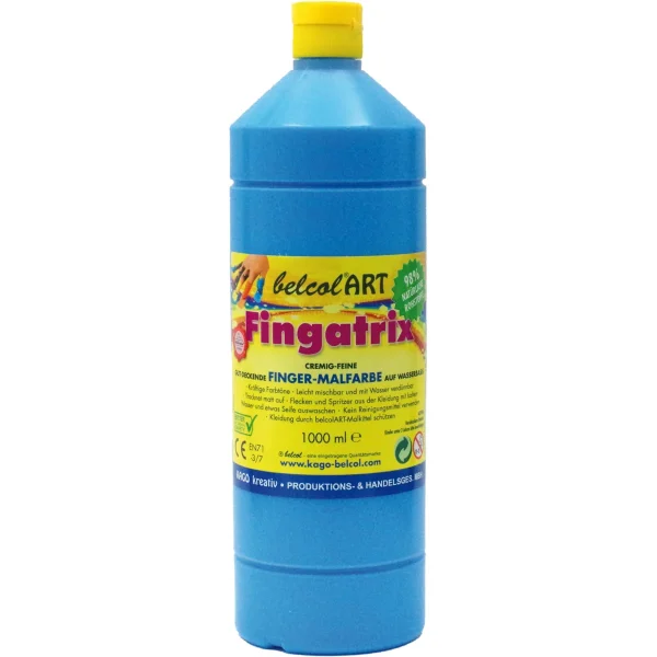 belcolART Fingatrix 1000ml jasny niebieski — Eduplay zabawka pedagogiczna przedszkole