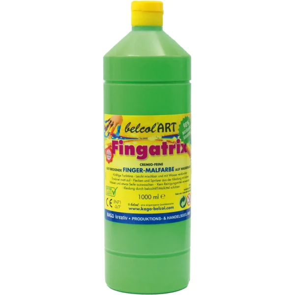 belcolART Fingatrix 1000ml jasnozielony — Eduplay zabawka pedagogiczna przedszkole