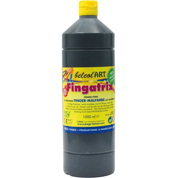 belcolART Fingatrix 1000ml czarny — Eduplay zabawka pedagogiczna przedszkole