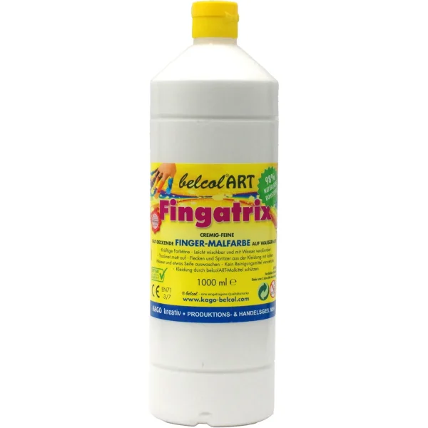 belcolART Fingatrix 1000ml biały — Eduplay zabawka pedagogiczna przedszkole