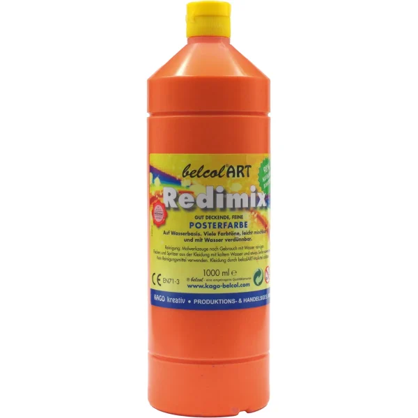 belcolART Redimix 1000ml pomarańczowy — Eduplay zabawka pedagogiczna przedszkole