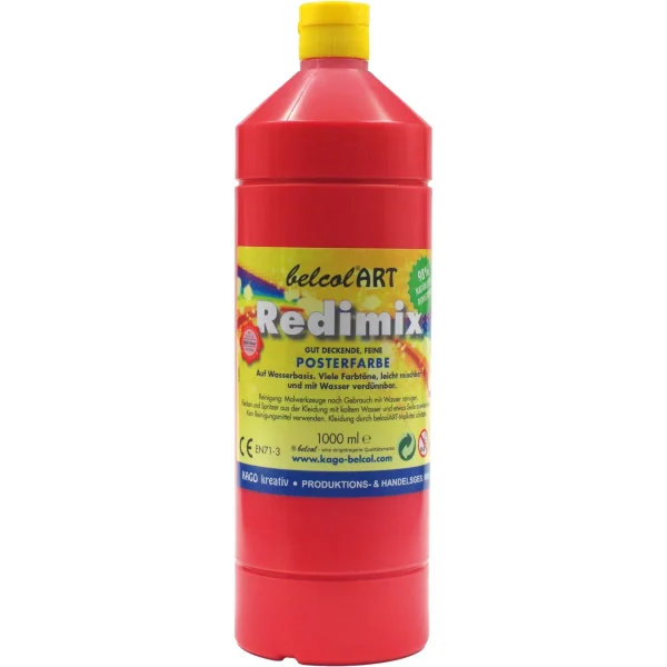 belcolART Redimix 1000ml czerwony — Eduplay zabawka pedagogiczna przedszkole