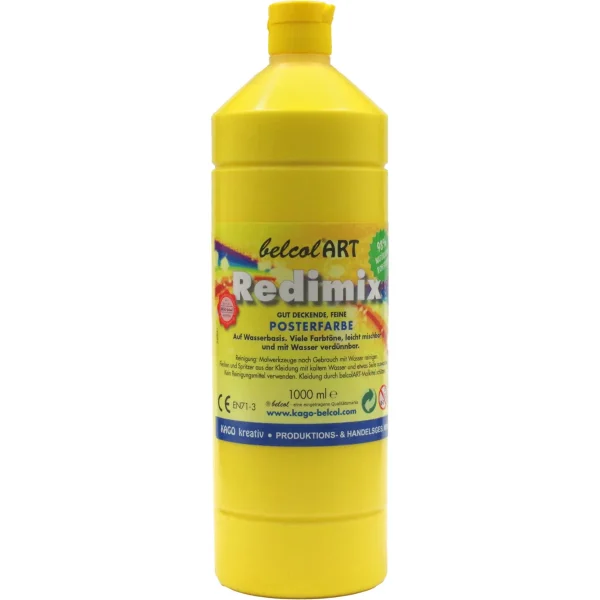 belcolART Redimix 1000ml żółty słoneczny — Eduplay zabawka pedagogiczna przedszkole