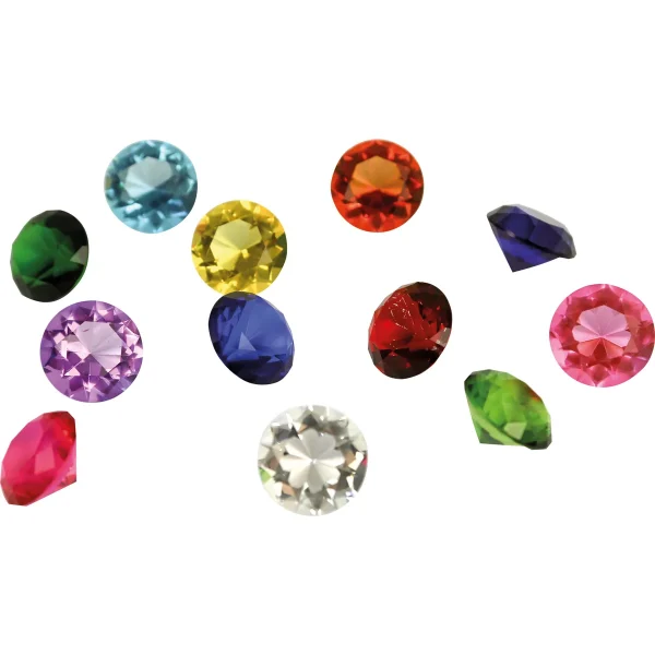 Diamenty 30 mm zestaw 12 szt. — Eduplay pedagogiczna zabawka przedszkolna