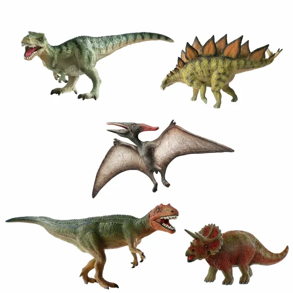 Zestaw 5 figurek dinozaurów — Eduplay zabawka edukacyjna przedszkolna