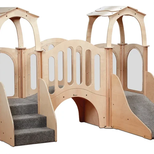 Discovery Bridge Sala Gimnastyczna dla Dzieci (z Dachem) — Millhouse Edukacyjne Zabawki Szkoły