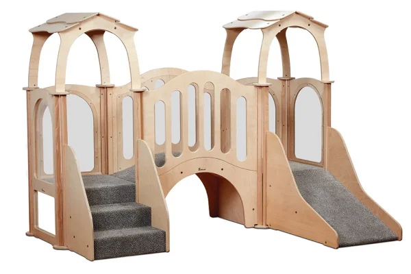 Discovery Bridge Sala Gimnastyczna dla Dzieci (z Dachem) — Millhouse Edukacyjne Zabawki Szkoły
