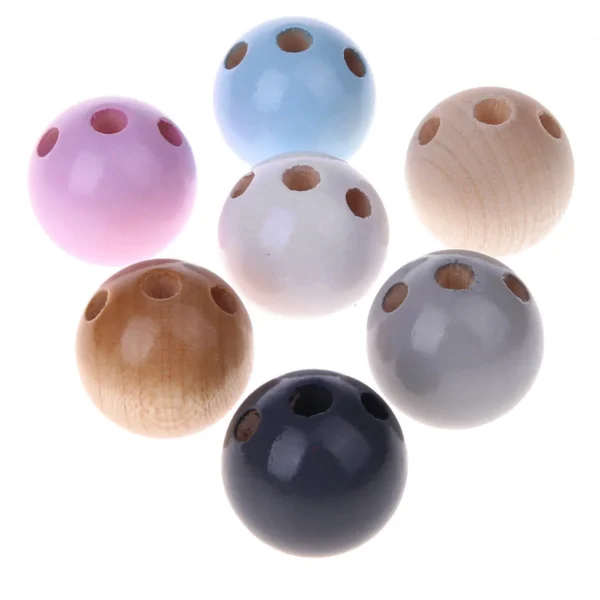 Korpus do nawlekania Okrągły 20mm — Kiki-Ena Materiały do rzemiosła Drewno naturalne