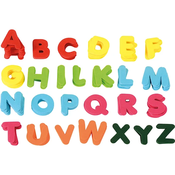 Litery filcowe Mega 8 cm 150 szt. — Eduplay pedagogiczne zabawki Kita