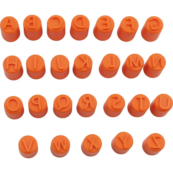 Stempel paluszkami ABC duże litery — Eduplay zabawka edukacyjna przedszkole