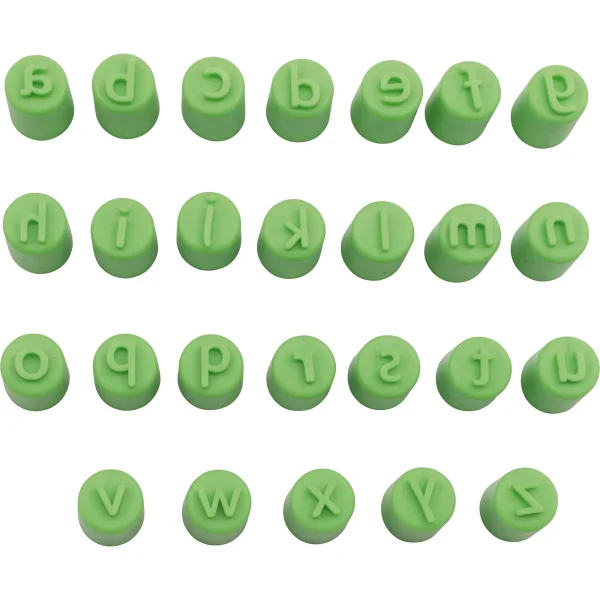 Stempel paluszkami ABC małe litery — Eduplay zabawka edukacyjna przedszkole