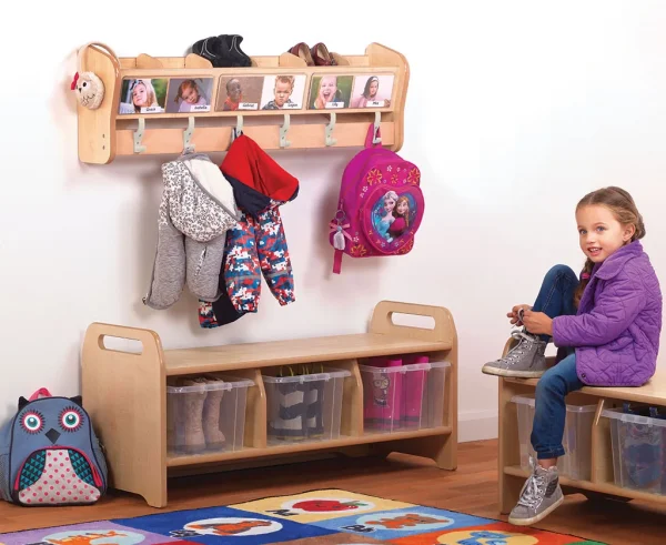 Zestawy szatniowe - 4 x zestawy półek ściennych (4 x PT464) — Millhouse Lernspielzeug Schule
