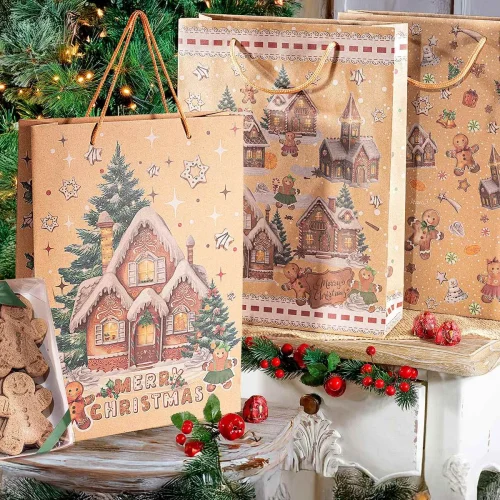 Torba prezentowa Boże Narodzenie (duża) — Kiki-Ena Bastelmaterial Naturholz