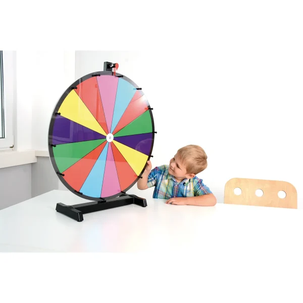 Koło fortuny 60 cm kolorowe z Gąbką & Markerami — Eduplay pedagogiczne zabawki przedszkole