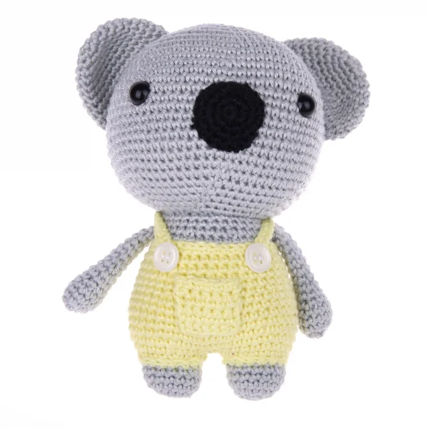 Zwierzę szydełkowane Koala — Kiki-Ena Materiały do tworzenia Drewno naturalne