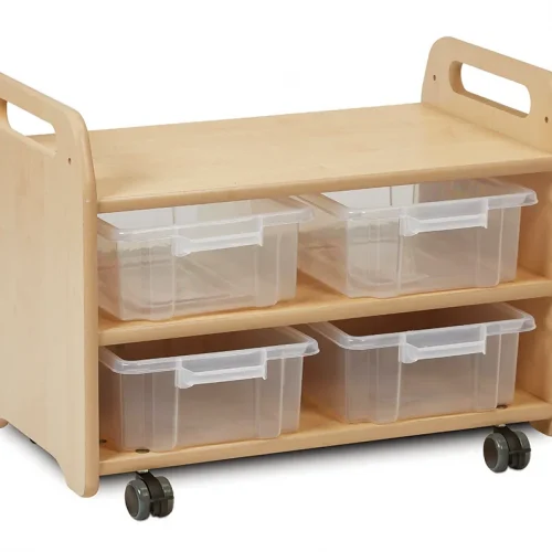 Wysoki stojak sztalugi/wózek do przechowywania (2 stanowiska) — Millhouse Zabawki Edukacyjne Szkoła