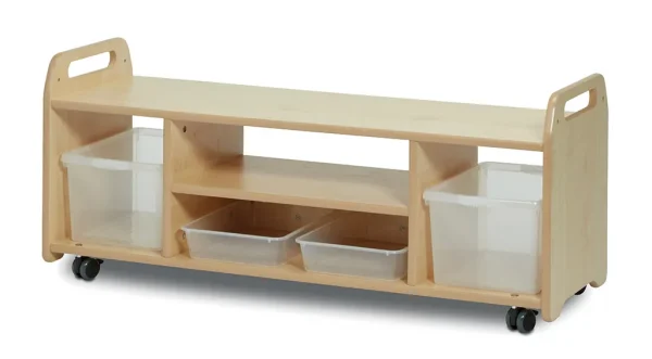 Wysoki stojak sztalugi/wózek do przechowywania (4 stanowiska) — Millhouse Zabawki Edukacyjne Szkoła