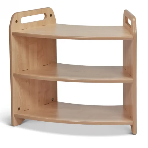 Wysoka półka obrotowa otwarta 45° (Szer. 750 mm) — Millhouse Lernspielzeug Schule