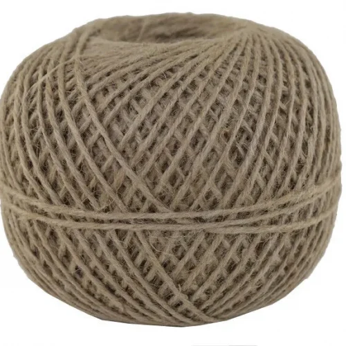 Sznurek jutowy z włókna naturalnego • Ø 1 mm  • 1 metr — Kiki-Ena Bastelmaterial Naturholz