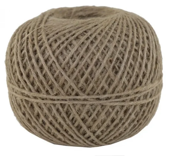 Sznurek jutowy z włókna naturalnego • Ø 1 mm • 1 metr — Kiki-Ena Bastelmaterial Naturholz