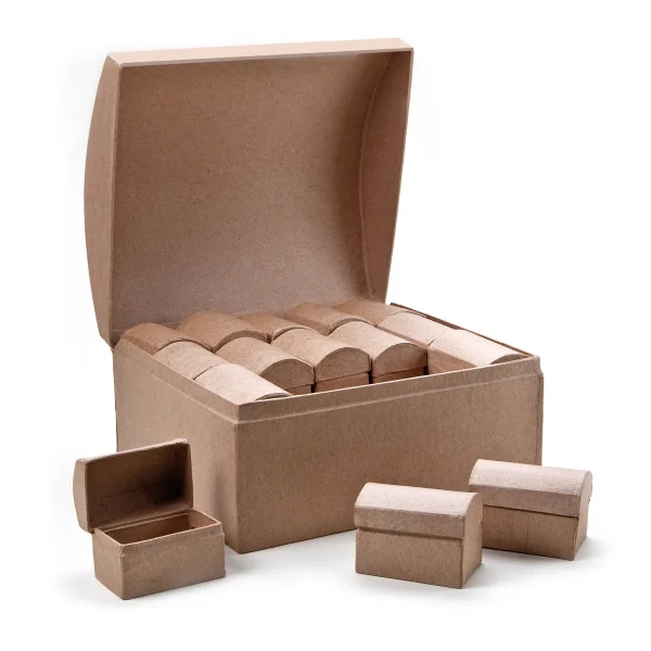 Kufer skarbu kartonowy 30 w 1 — Eduplay zabawka edukacyjna
