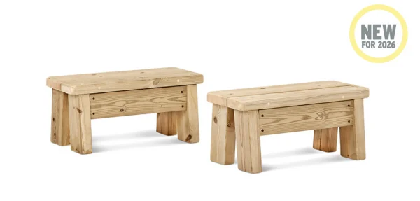 Mały Zestaw Ławek - Małe dziecko — Millhouse Zabawka edukacyjna Szkoła