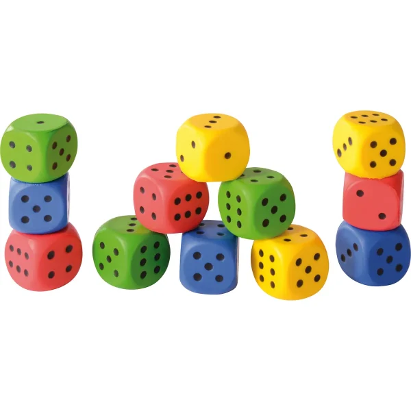 Kostka do miętoszenia 4 cm zestaw 12 szt. — Eduplay pedagogiczna zabawka przedszkolna