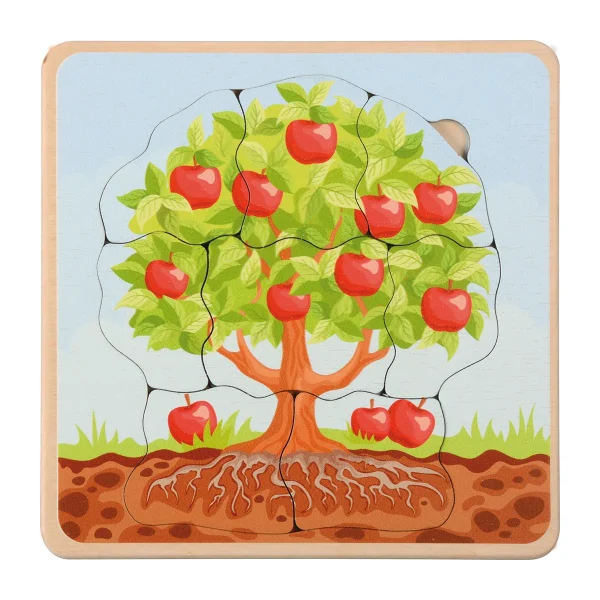 Puzzle cykl życia Jabłoń — Eduplay zabawka edukacyjna dla przedszkola