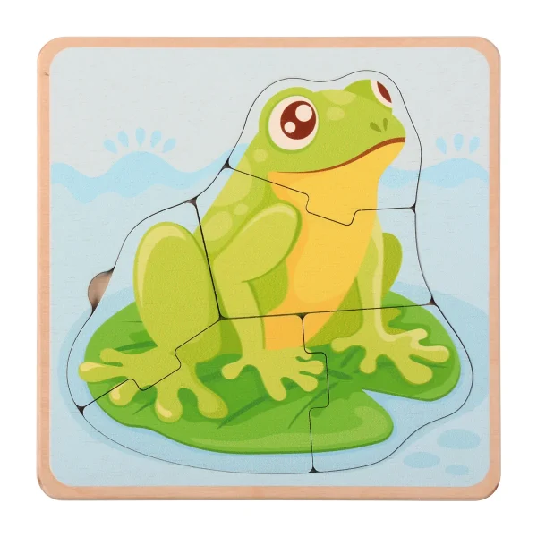 Puzzle cykl życia Żaba — Eduplay zabawka edukacyjna dla przedszkola