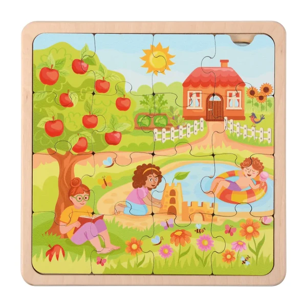 Puzzle cykl życia Pory roku — Eduplay zabawka edukacyjna dla przedszkola