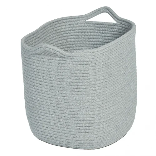 Light Grey Koszyk do przechowywania (6-pak) dla przedszkola & żłobka — Millhouse Zabawki edukacyjne Szkoła