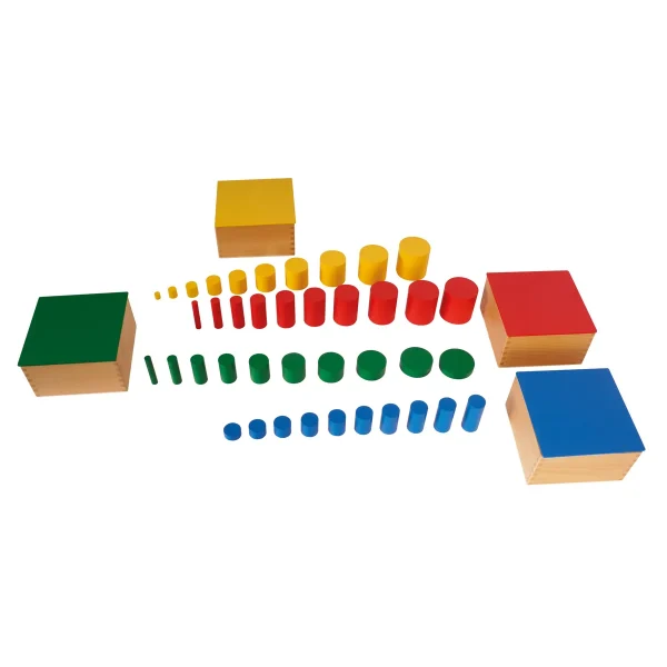 Montessori Kolorowe Walce — Eduplay zabawka edukacyjna do przedszkola