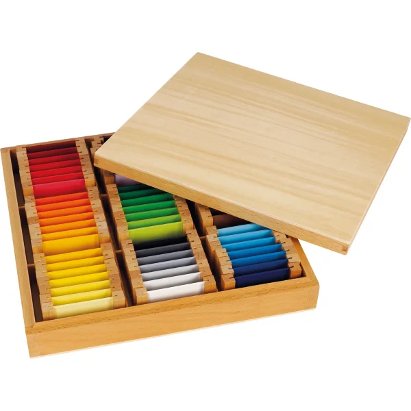 Montessori Tabliczki Kolorów Odcienia 63 Elementy — Eduplay zabawka edukacyjna do przedszkola