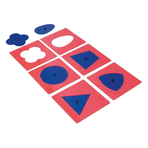 Montessori Metalowe Kształty Wkładane — Eduplay zabawka edukacyjna do przedszkola