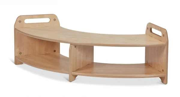 Niska półka obrotowa otwarta 90° — Millhouse Lernspielzeug Schule