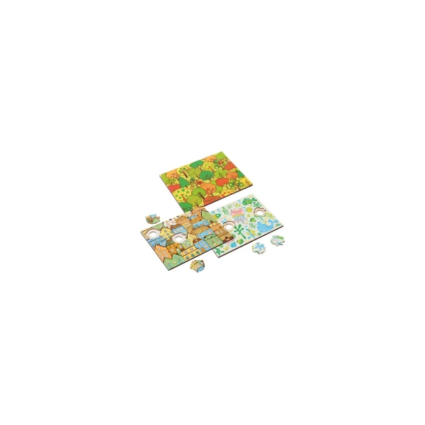 Zestaw Puzzle Fantazyjne Tematy — Eduplay edukacyjne zabawy do przedszkola