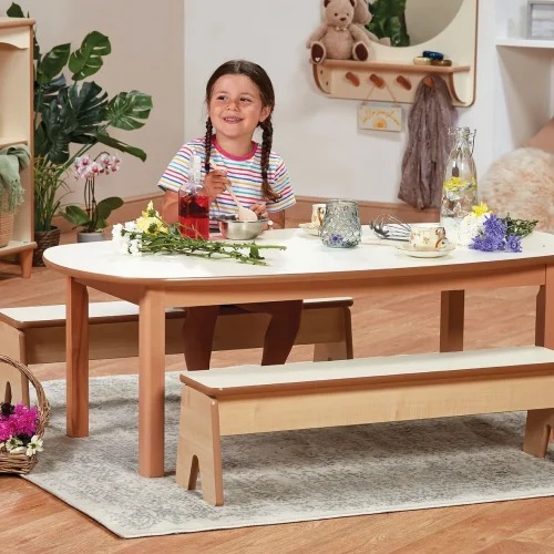 Stół do zabawy dramatycznej dla przedszkolaków & dzieci — Millhouse zabawki edukacyjne szkoła