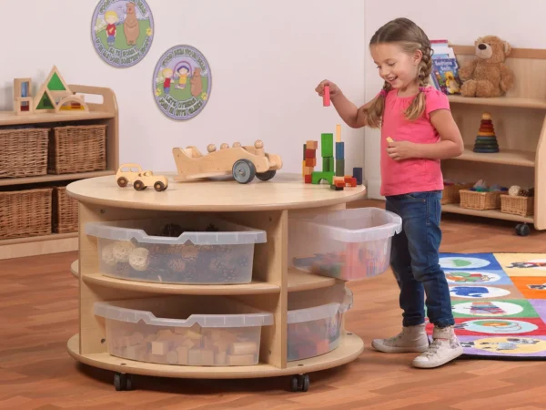 dwustopniowa mobilna jednostka przechowywania okrągłego — Millhouse Zabawka edukacyjna Szkoła