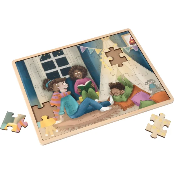 Puzzle wieczorne opowieści integracja — Eduplay pedagogiczne zabawki do przedszkola