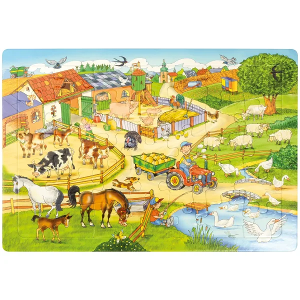 Puzzle Farma — Eduplay Zabawka pedagogiczna przedszkolna